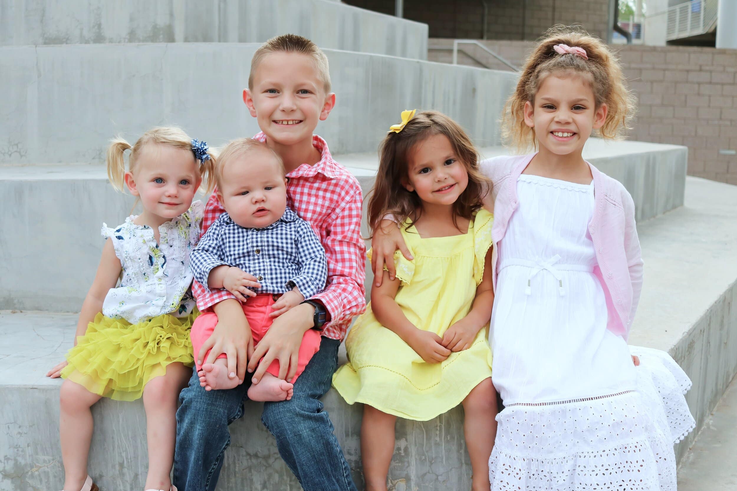 Five adoptees